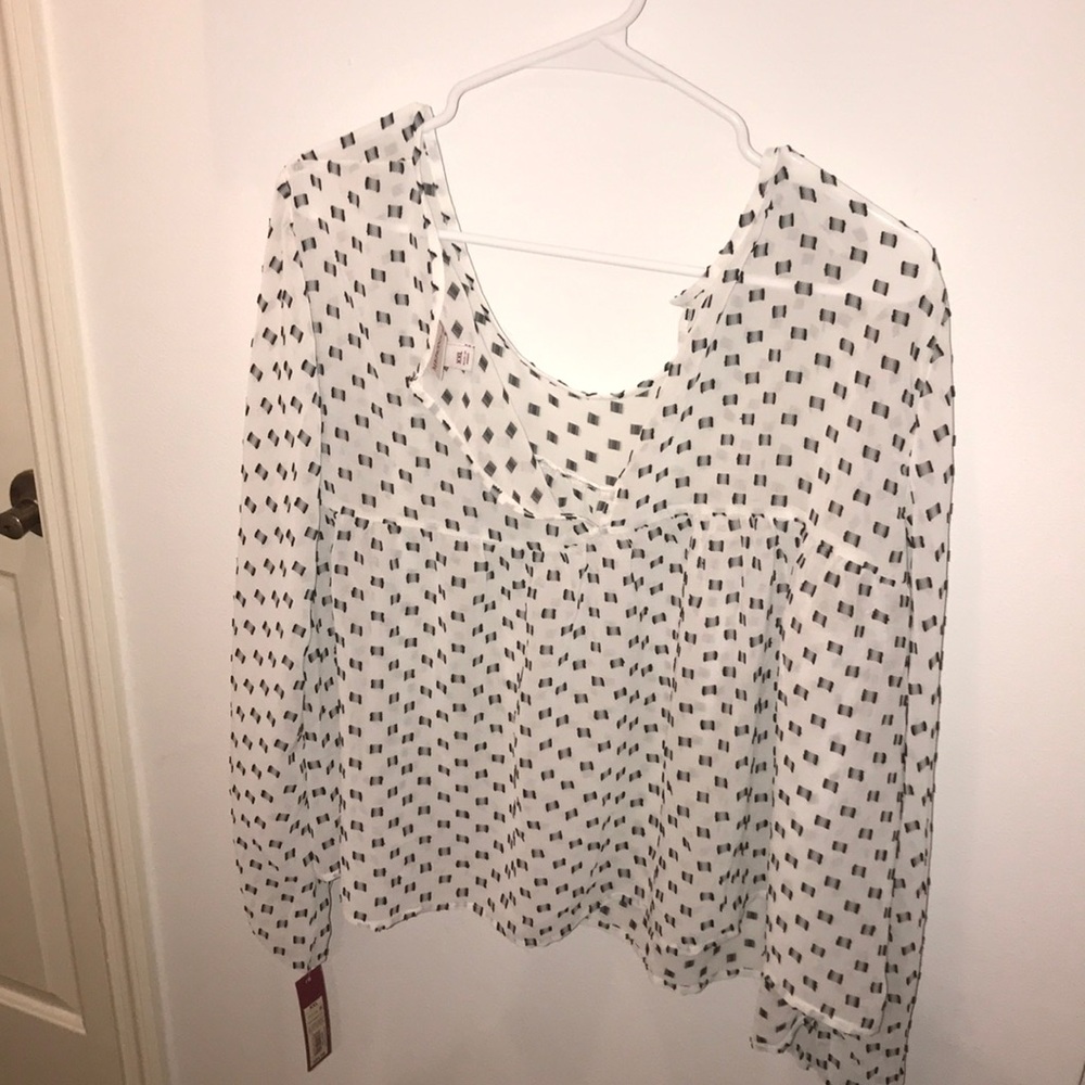 Sheer merona blouse
